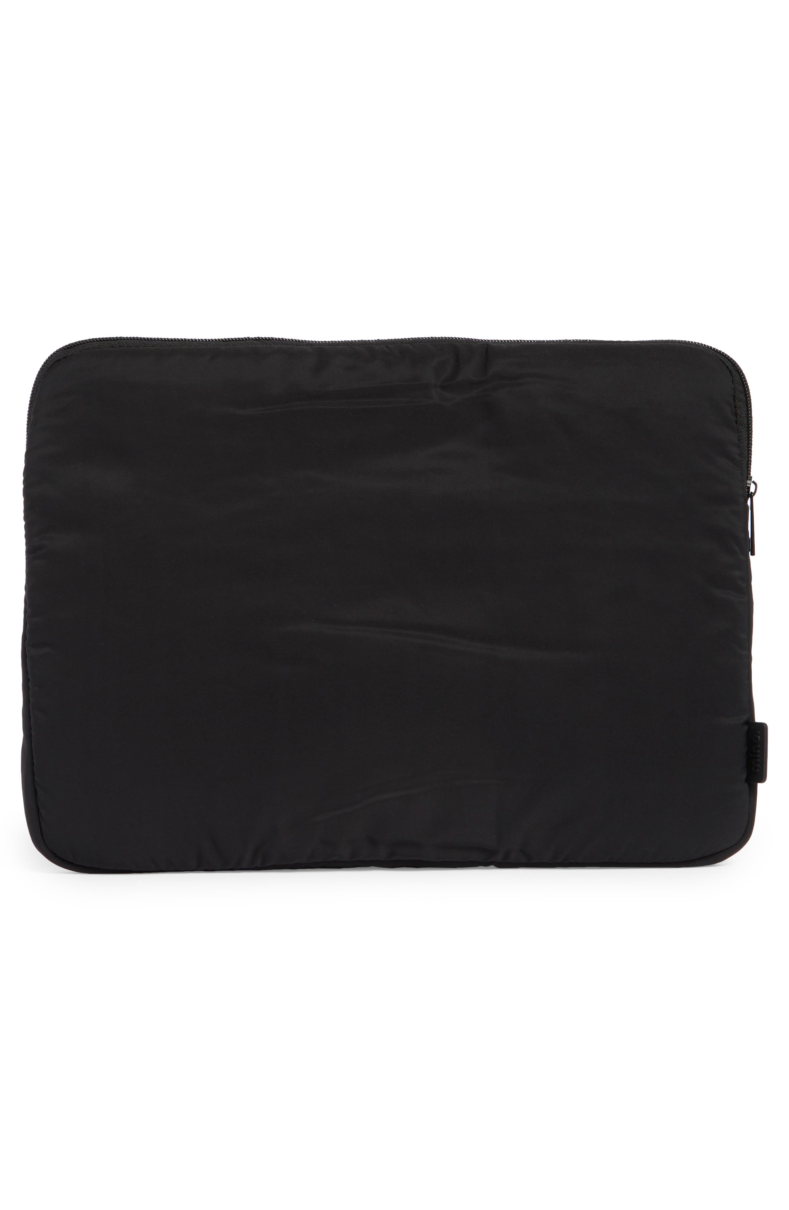 MYTAGALONGS Puffer Laptop Sleeve, Alternate, color, Black