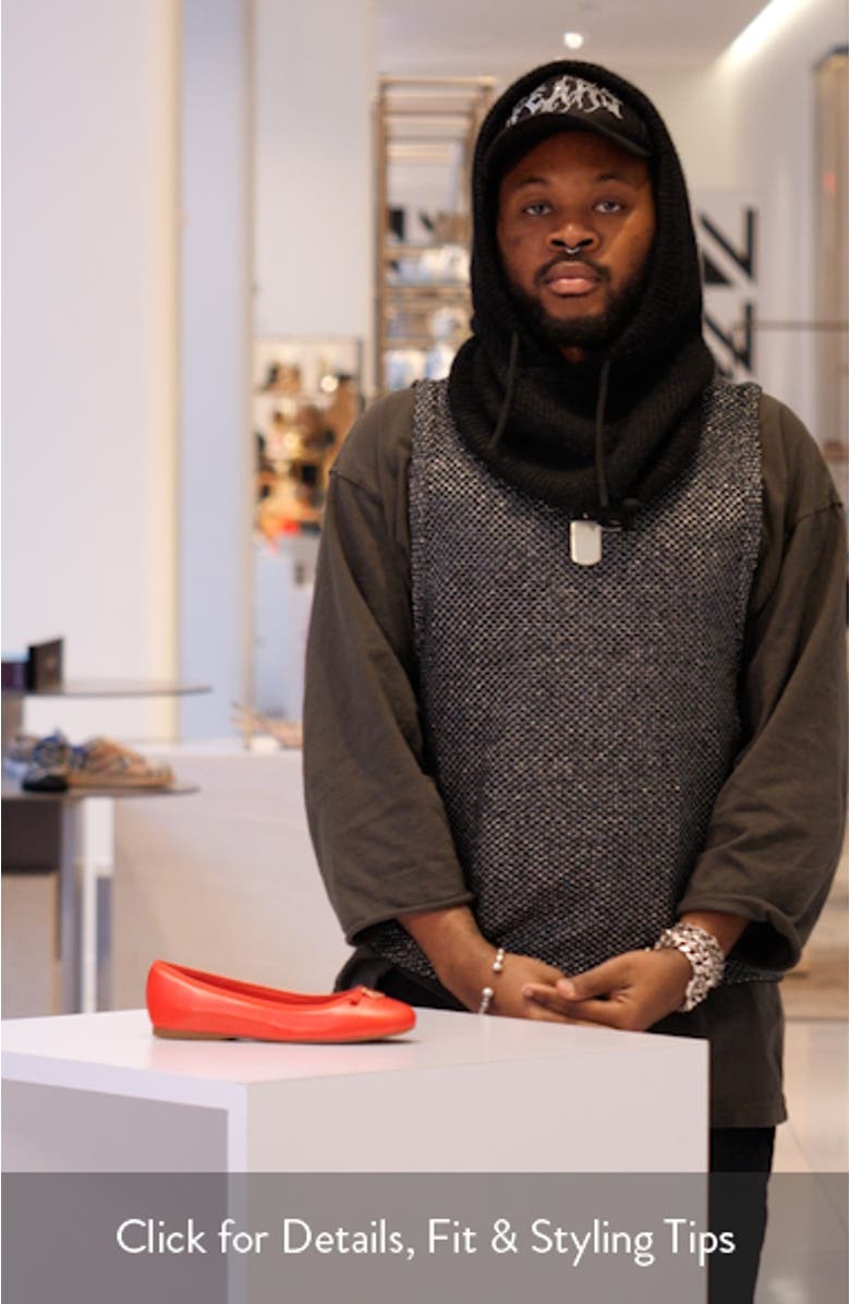 dakota charm ballet flat, sales video thumbnail