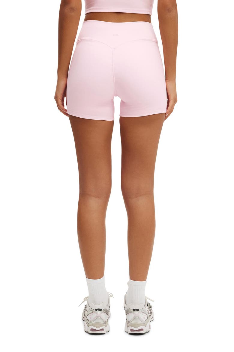 Women's Active Ultra Soft Invisible Scrunch Shortie Short, Alternate, color, Cherry Dream