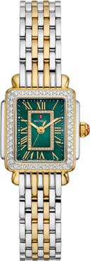 MICHELE Deco Madison Mini Diamond Bracelet Watch, 23mm x 24mm