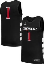 Nike Men's Nike #1 Black Cincinnati Bearcats Replica Basketball Jersey