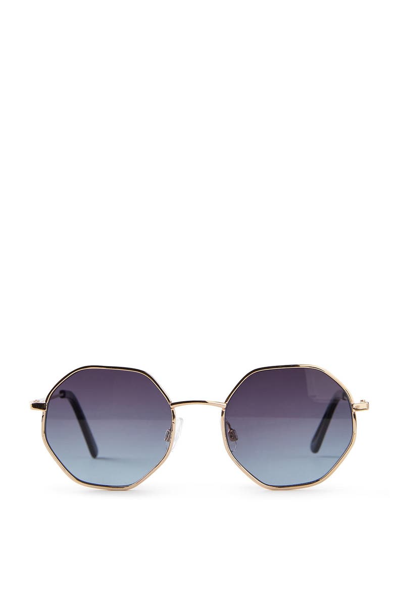 Men's The Weekender Sunglasses, Main, color, Gold Black Black Blue Smoke