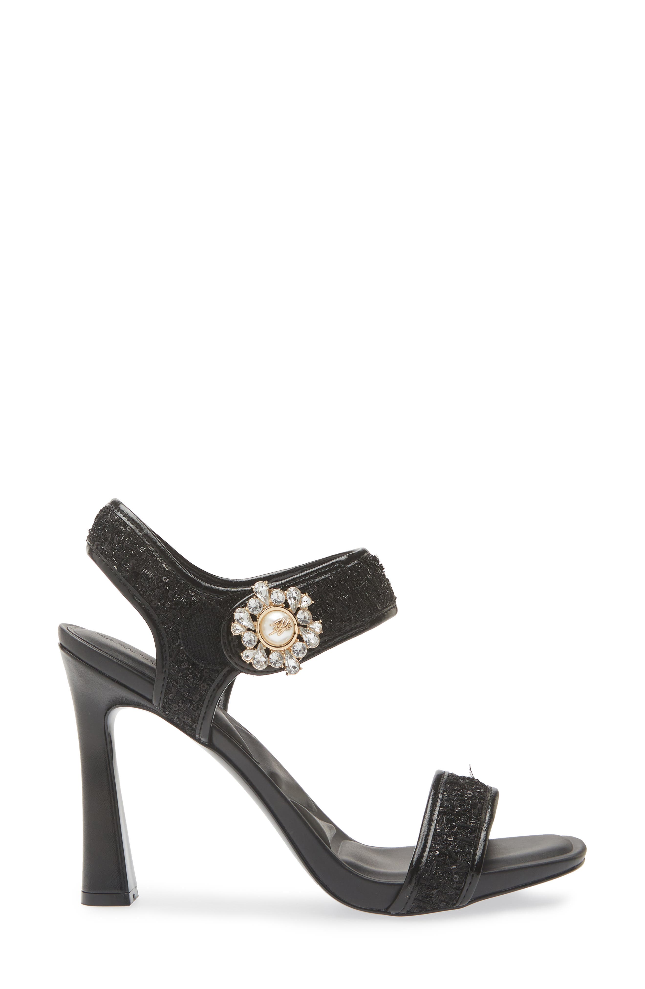 Comet Ankle Strap Sandal, Alternate, color, BLACK
