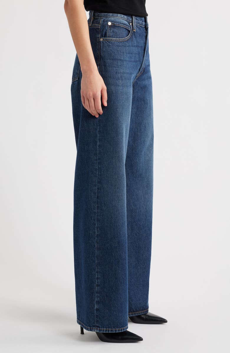FRAME The Loose High Waist Wide Leg Jeans, Alternate, color, Trooper