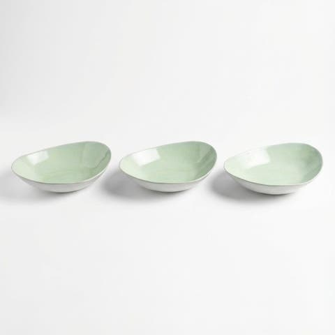 Fonte Stoneware Dessert Plate 8.6 In Set Of 3