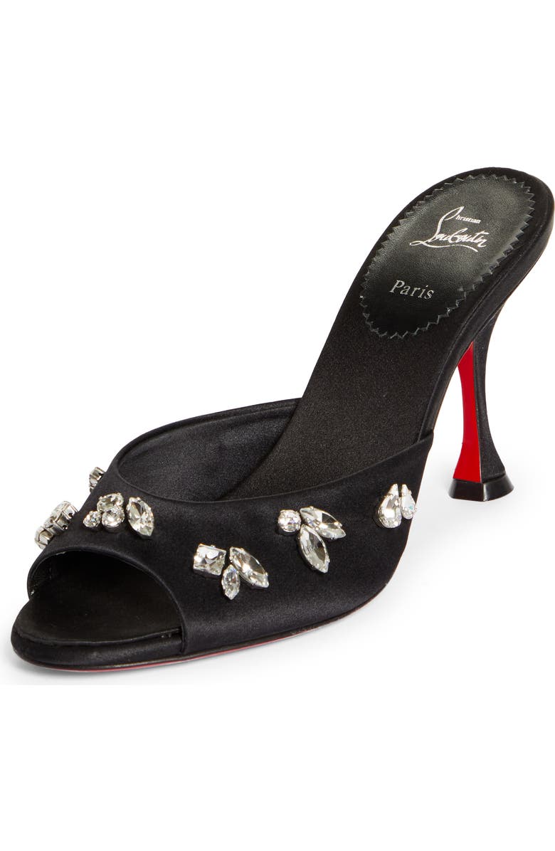 Christian Louboutin Degraqueen Peep Toe Slide Sandal, Main, color,