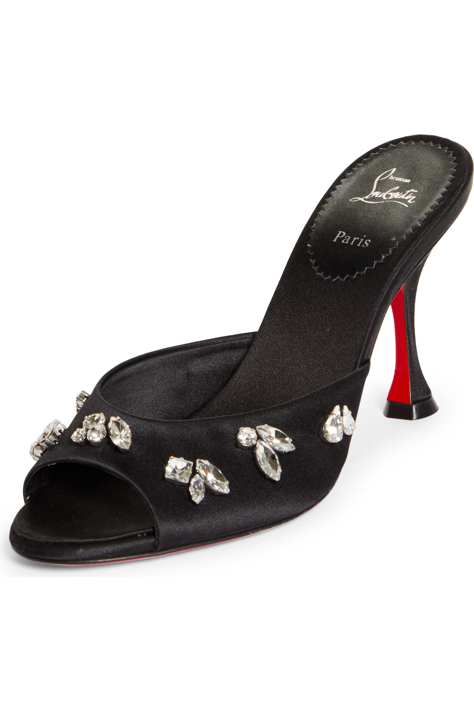 Toe Dusting Christian Louboutin Degraqueen Peep Toe Slide Sandal (Women) | Nordstrom