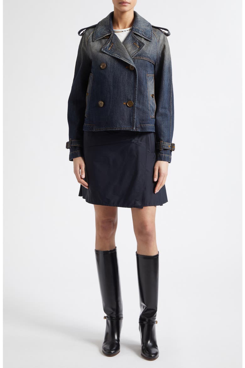Nadina Pleated Miniskirt, Alternate, color, SILHOUETTE BLUE