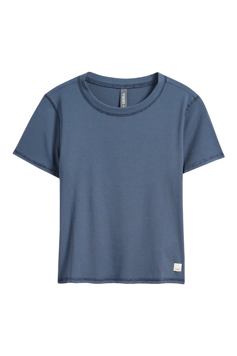 Pose Fitted Tee, Alternate, color, OCEAN BLUE