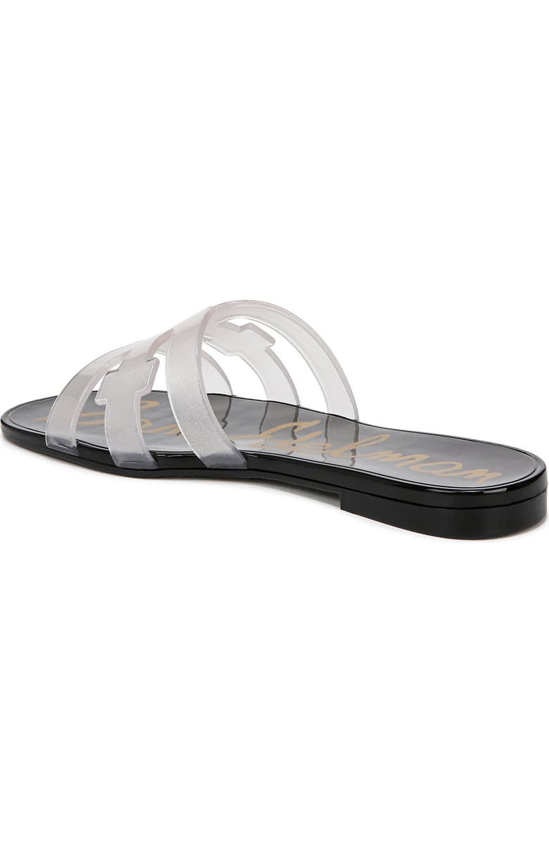 Sam Edelman Bay Jelly Slide Sandal, Alternate, color, Clear/ Black