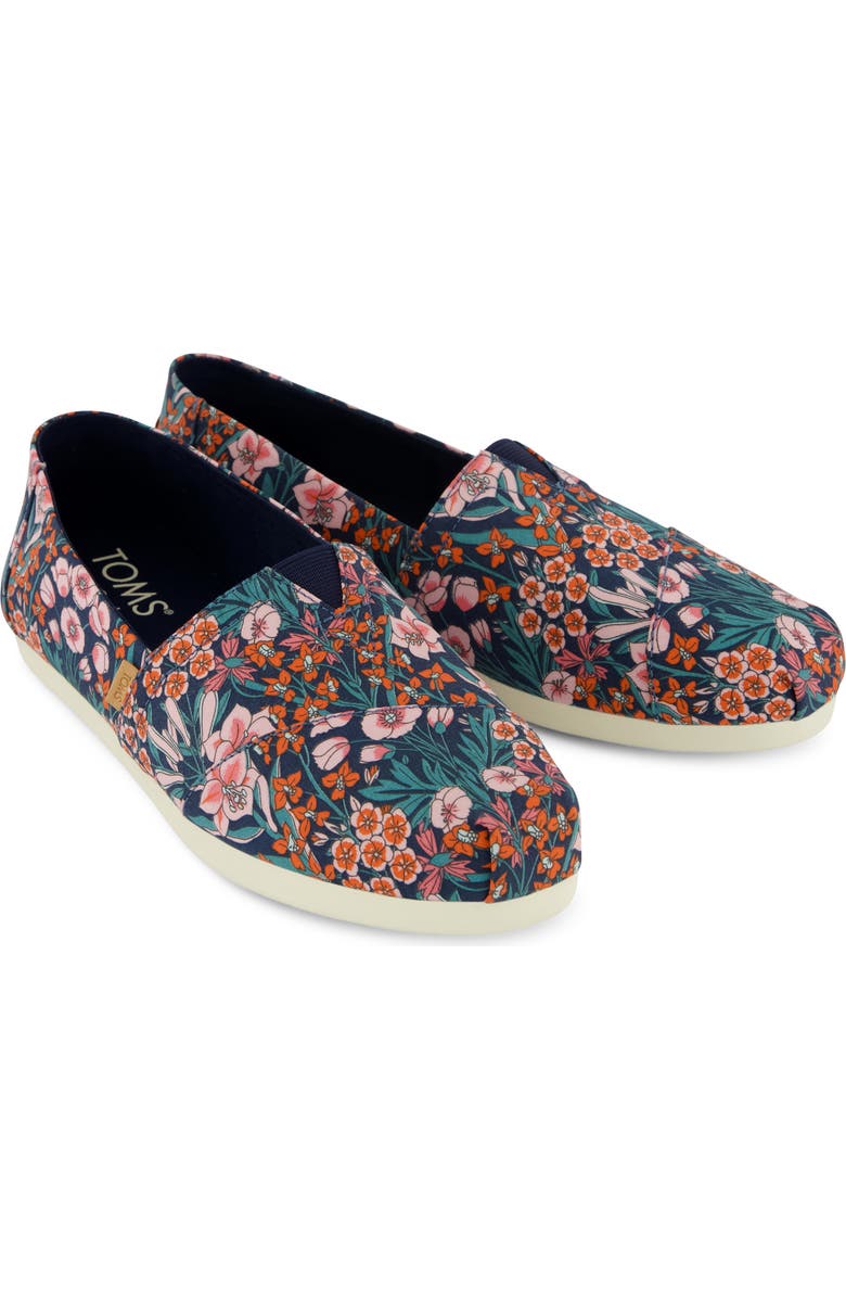TOMS Alpargata Flat, Alternate, color, Medium Blue