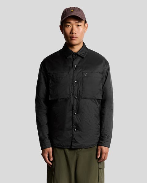 Long Sleeve Collared Insulated Overshirt