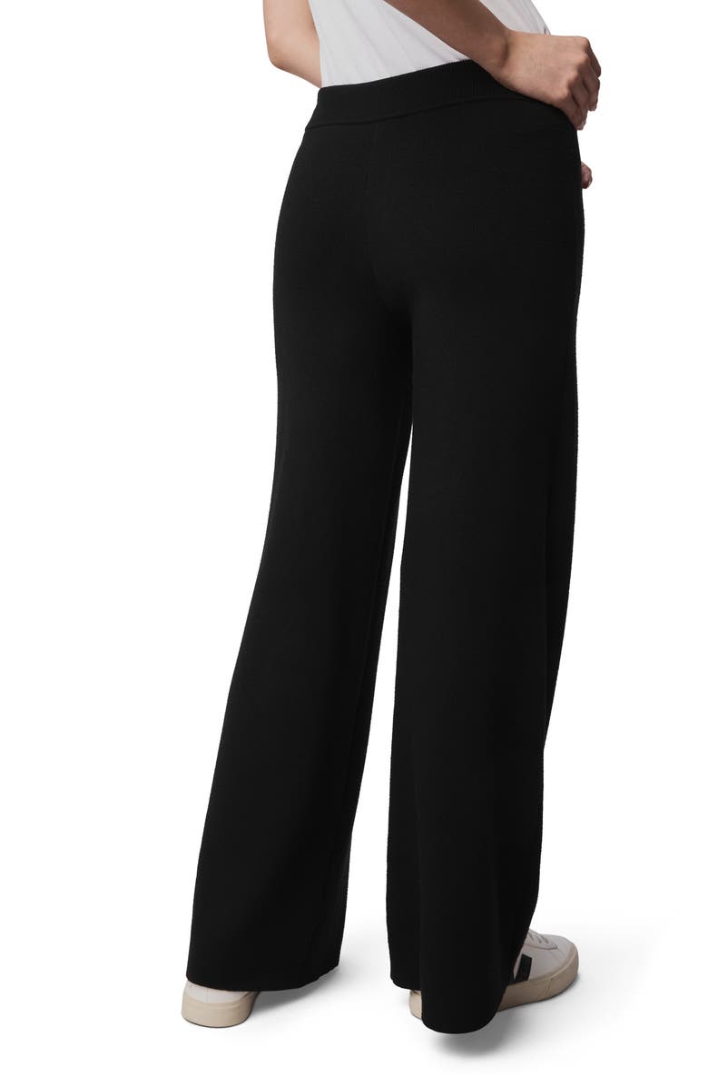 Splendid Hannah Sweater Pants, Alternate, color, Black