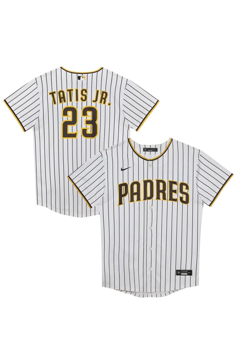 Nike Preschool Nike Fernando Tatis Jr. White San Diego Padres Home Replica Player Jersey, Main, color, 