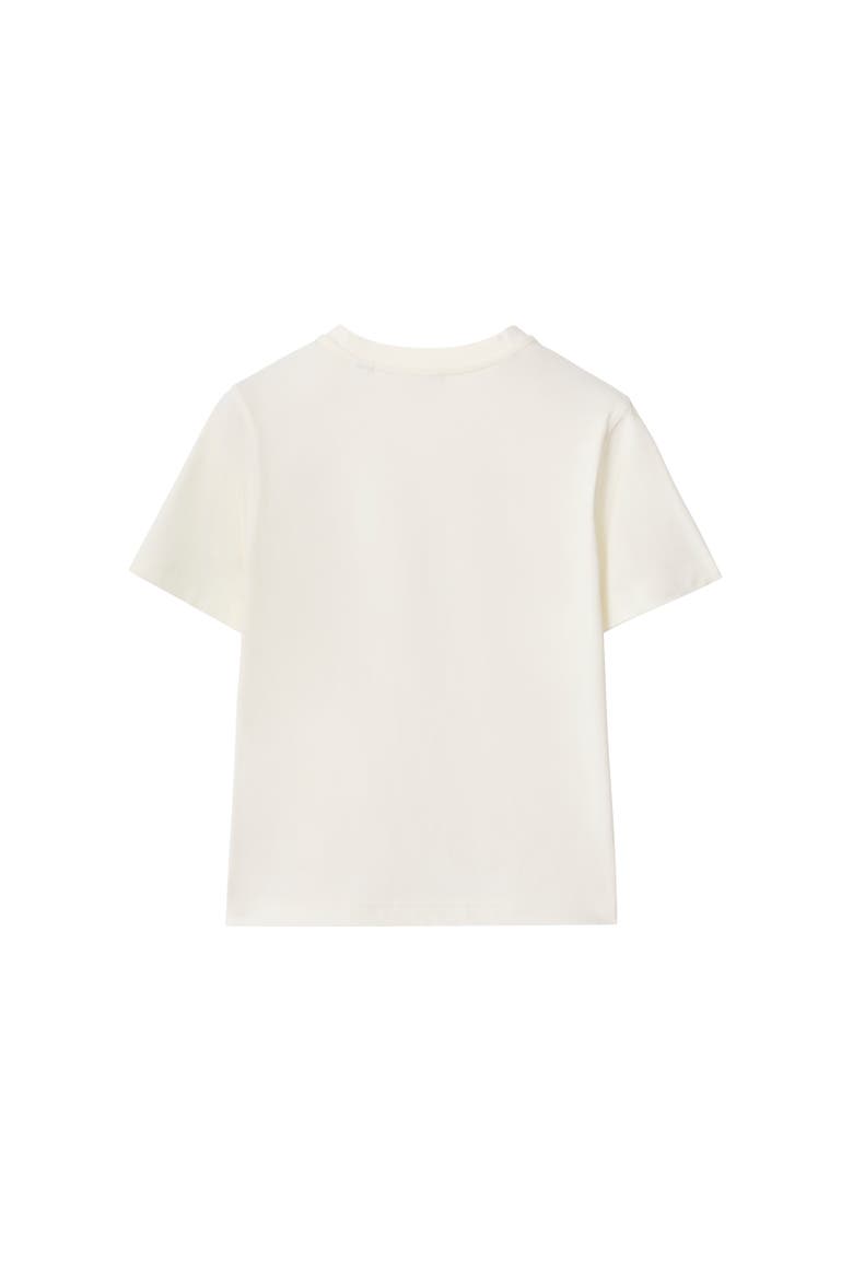 Surfer Bear Cotton T-shirt, Alternate, color, Chalk white