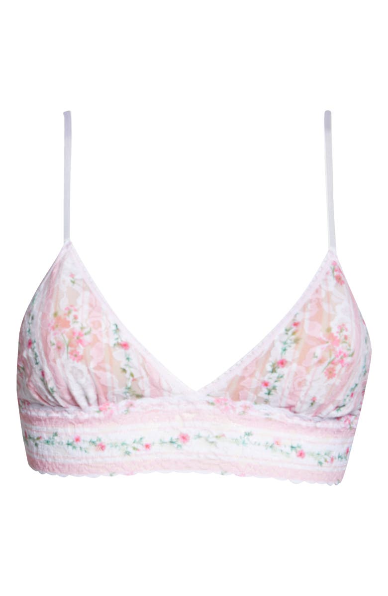 Hanky Panky Prairie Stripe Lace Bralette, Alternate, color, 