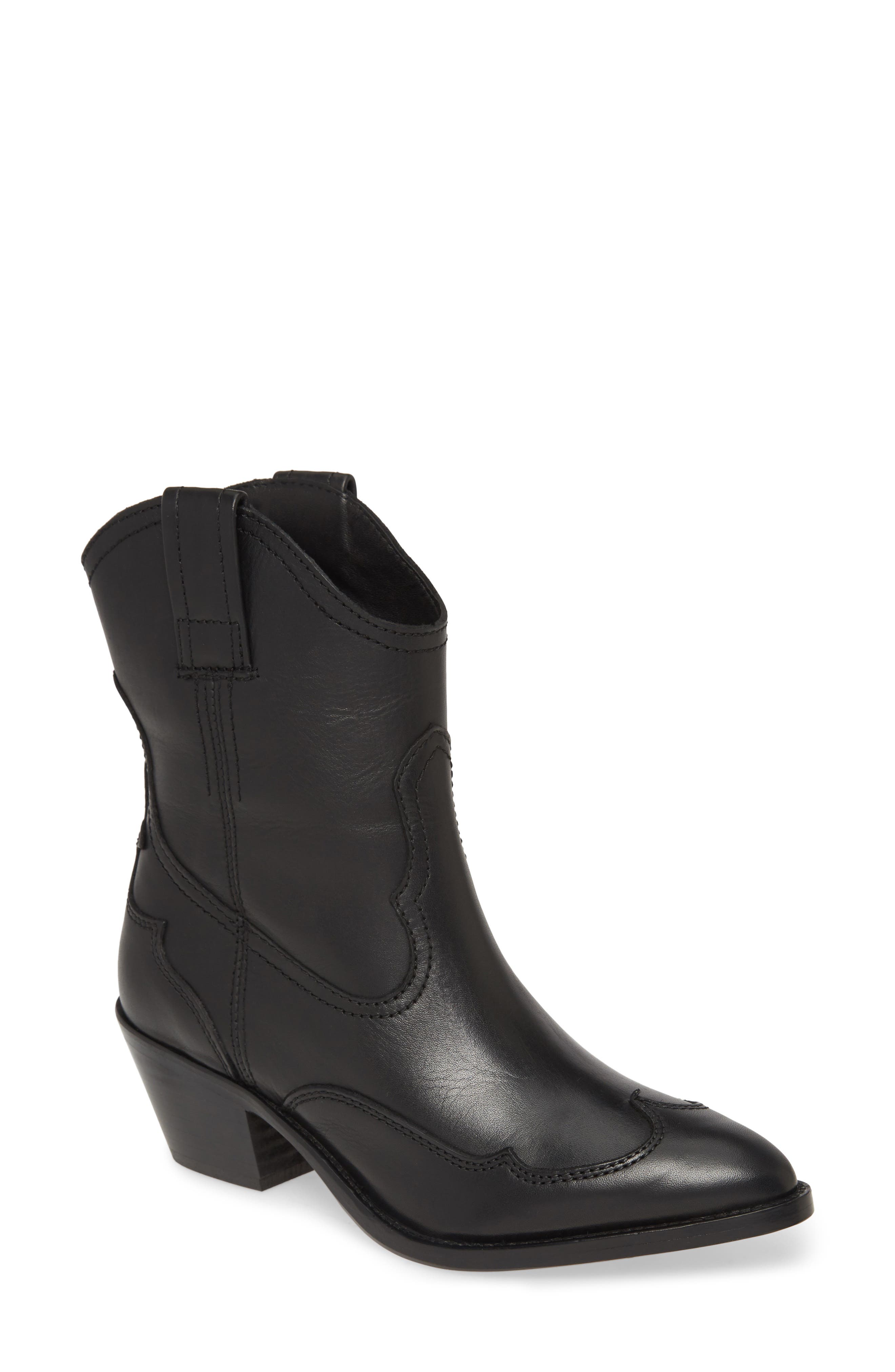 AllSaints Shira Western Boot, Main, color, 
