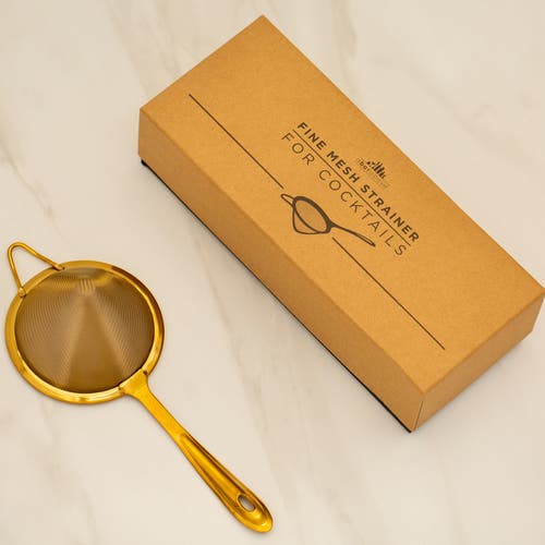 A Bar Above Gold Fine Mesh Strainer In Gold
