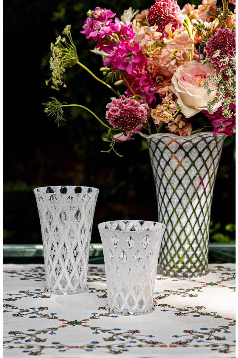 Trellis Small Tumbler, Alternate, color, WHITE