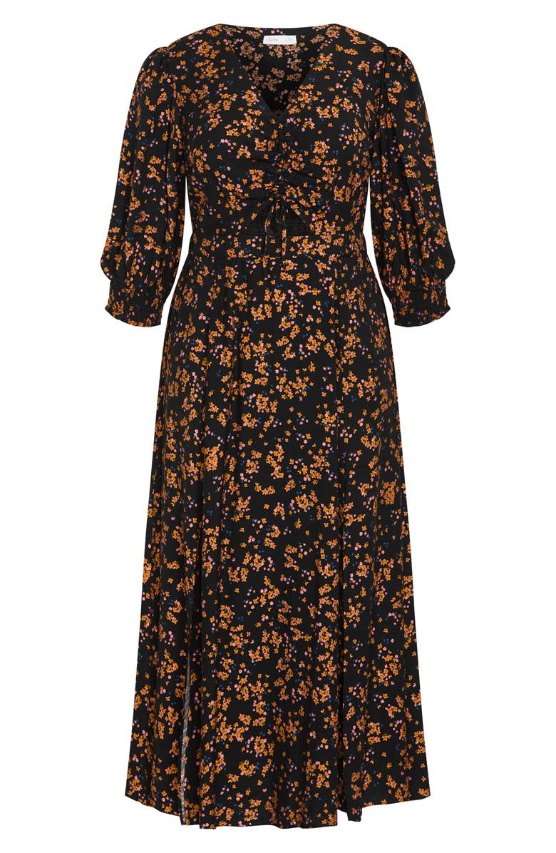 City Chic Jolene Floral Maxi Dress, Alternate, color, Baby Bunch