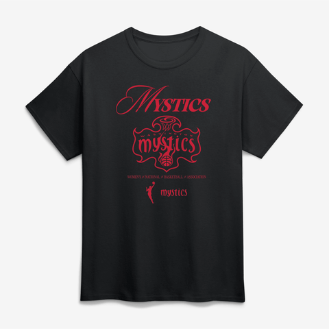 Unisex Logo Athletic Black Washington Mystics In Motion T-Shirt