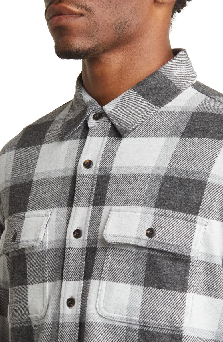7 Diamonds Generation Stretch Plaid Button-Up Shirt, Alternate, color, 