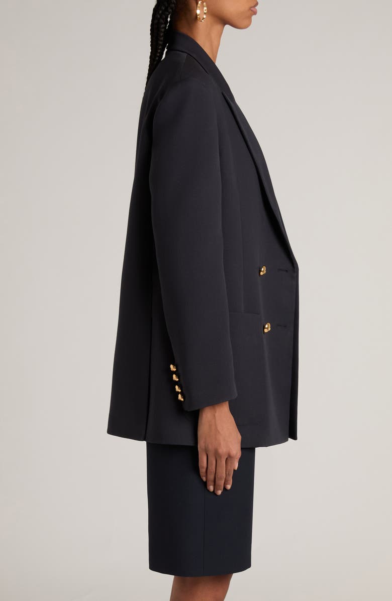 Valentino Garavani VLOGO Button Double Breasted Virgin Wool Jacket, Alternate, color,