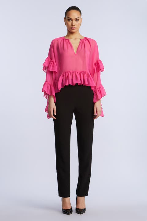 Ruffle Swing Top