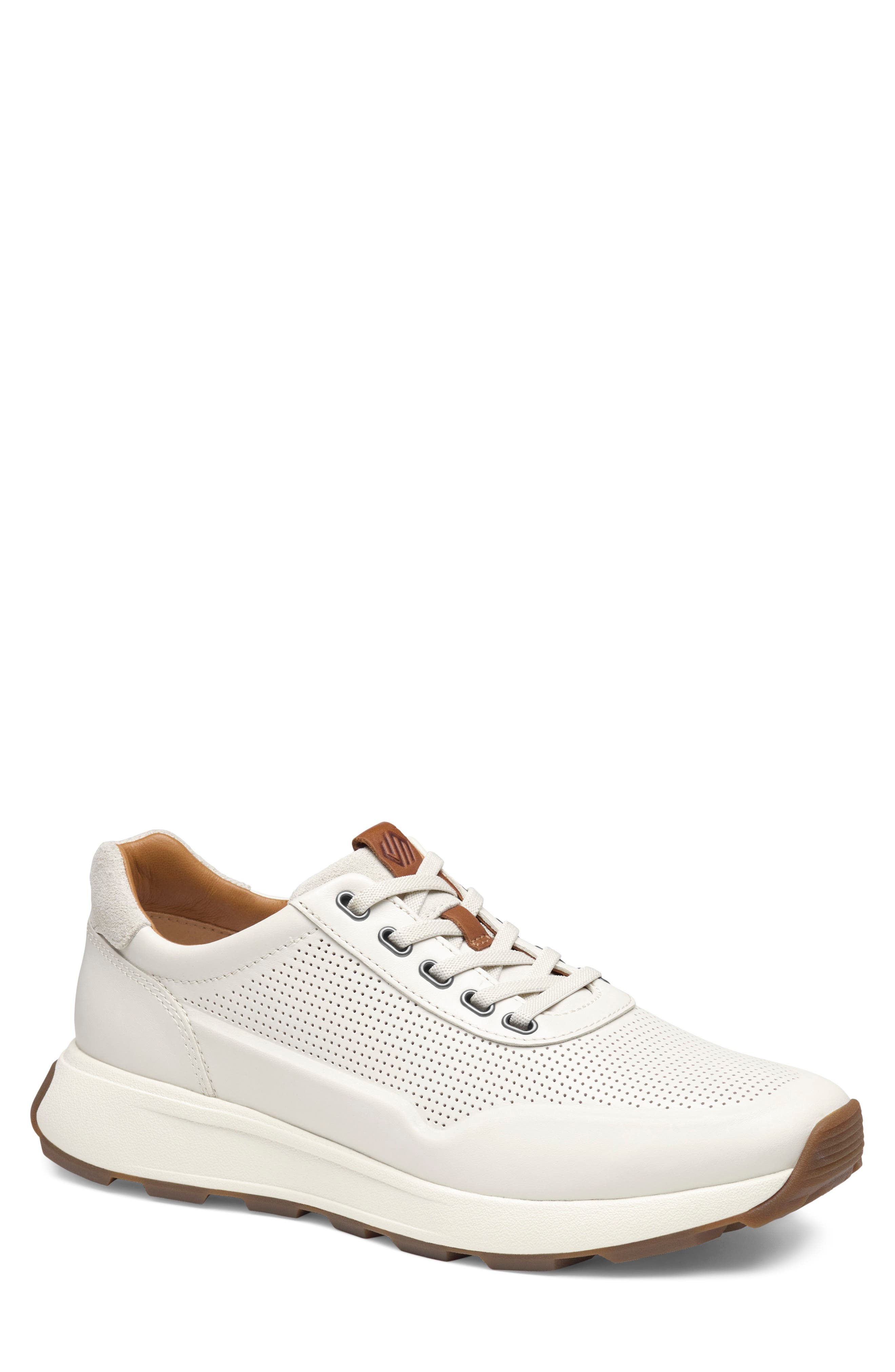Douglas Sneaker, Main, color, WHITE FULL GRAIN