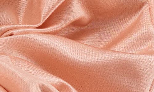 Lelet Ny Amy Oversize Satin Scrunchie In Coral Blush