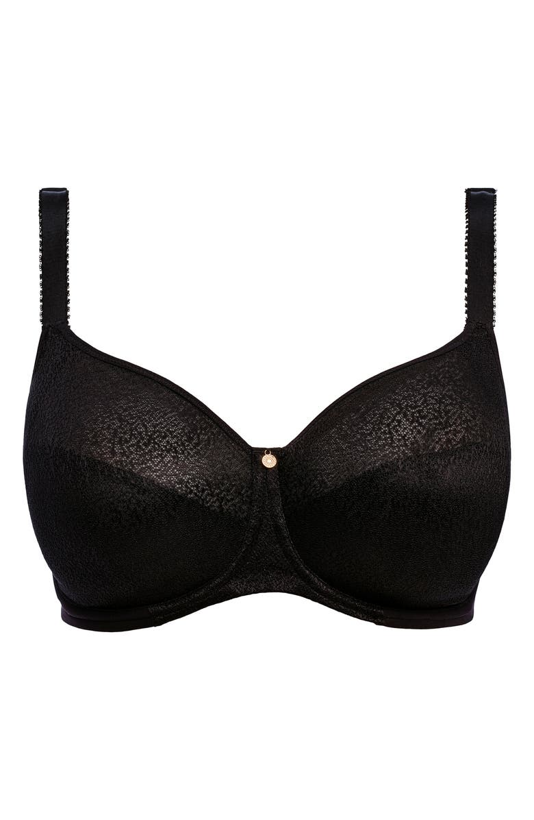 Fantasie Demure Underwire Molded Bra, Alternate, color, Black