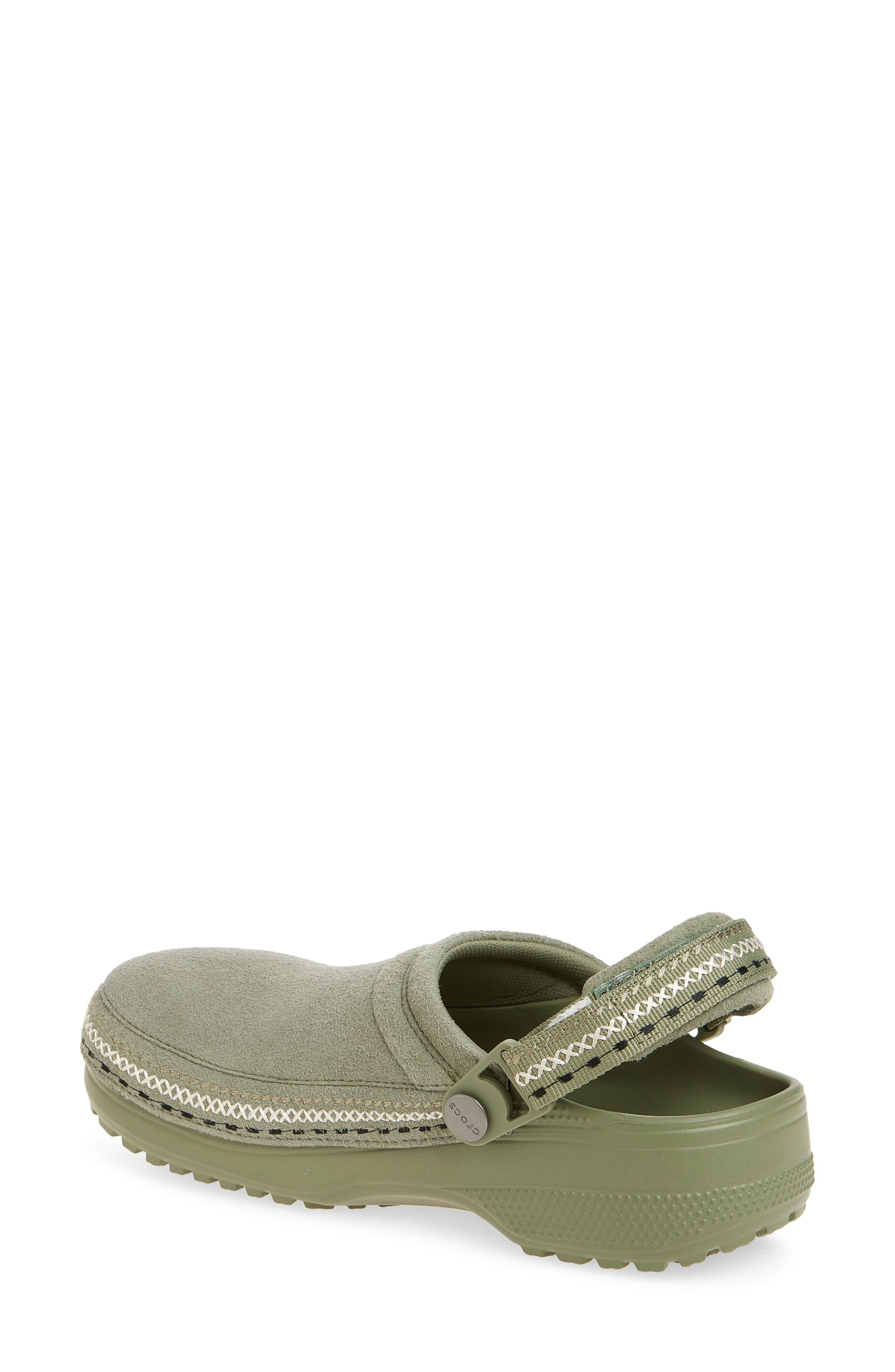 Classic Crafted Faux Suede Stitch Clog, Alternate, color, CARGO