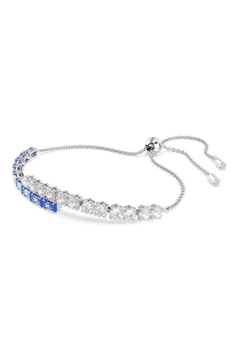 Matrix Bypass Bracelet, Alternate, color, BLUE/ SILVER