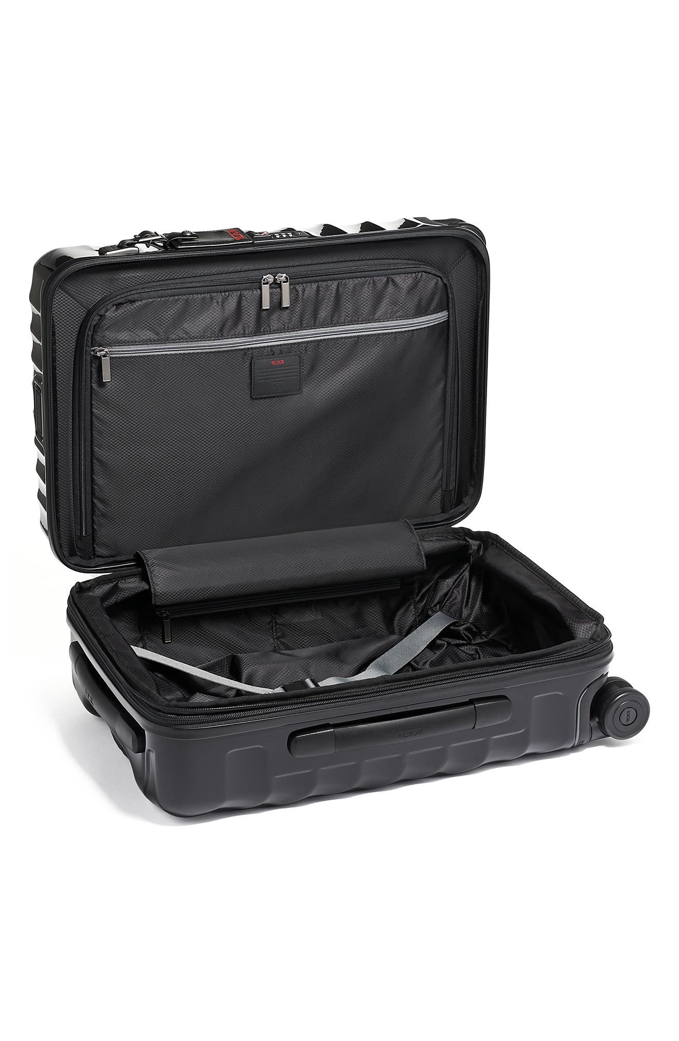 TUMI 22-Inch 19 Degrees International Expandable Spinner Carry-On, Alternate, color, Black