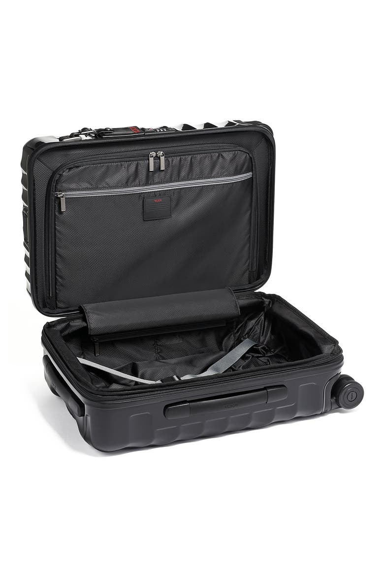 19 Degree Expandable Carry-On, Alternate, color, BLACK