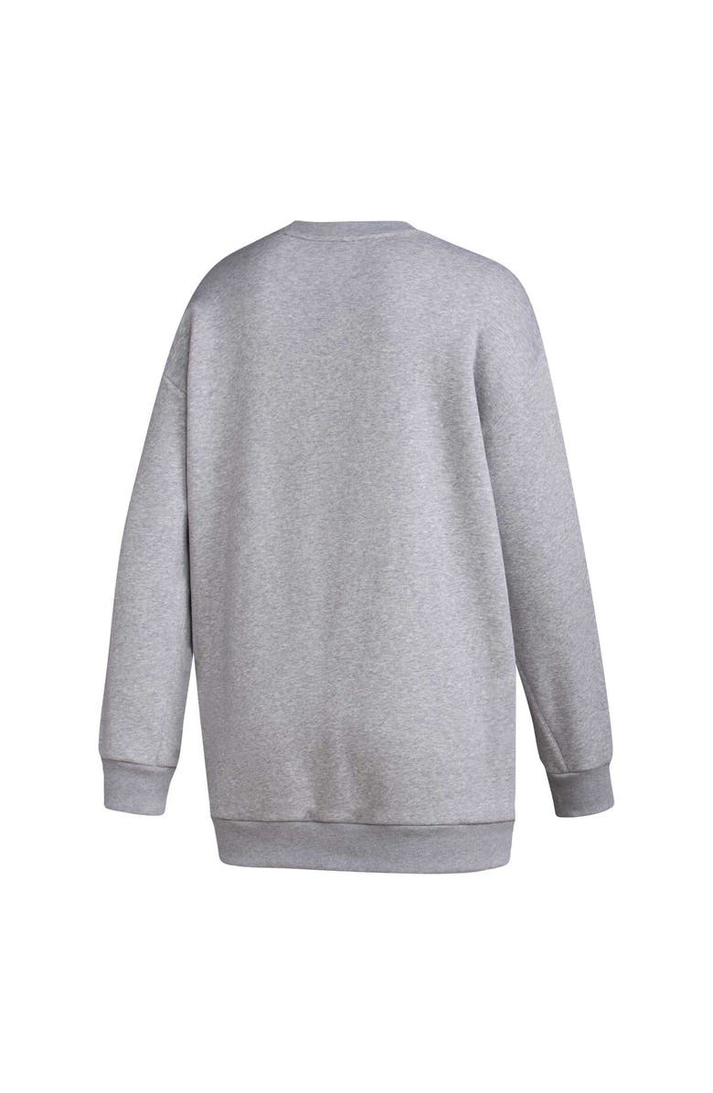 adidas Women's adidas Gray Mississippi State Bulldogs Vintage Stylin Pullover Sweatshirt, Alternate, color, Gray