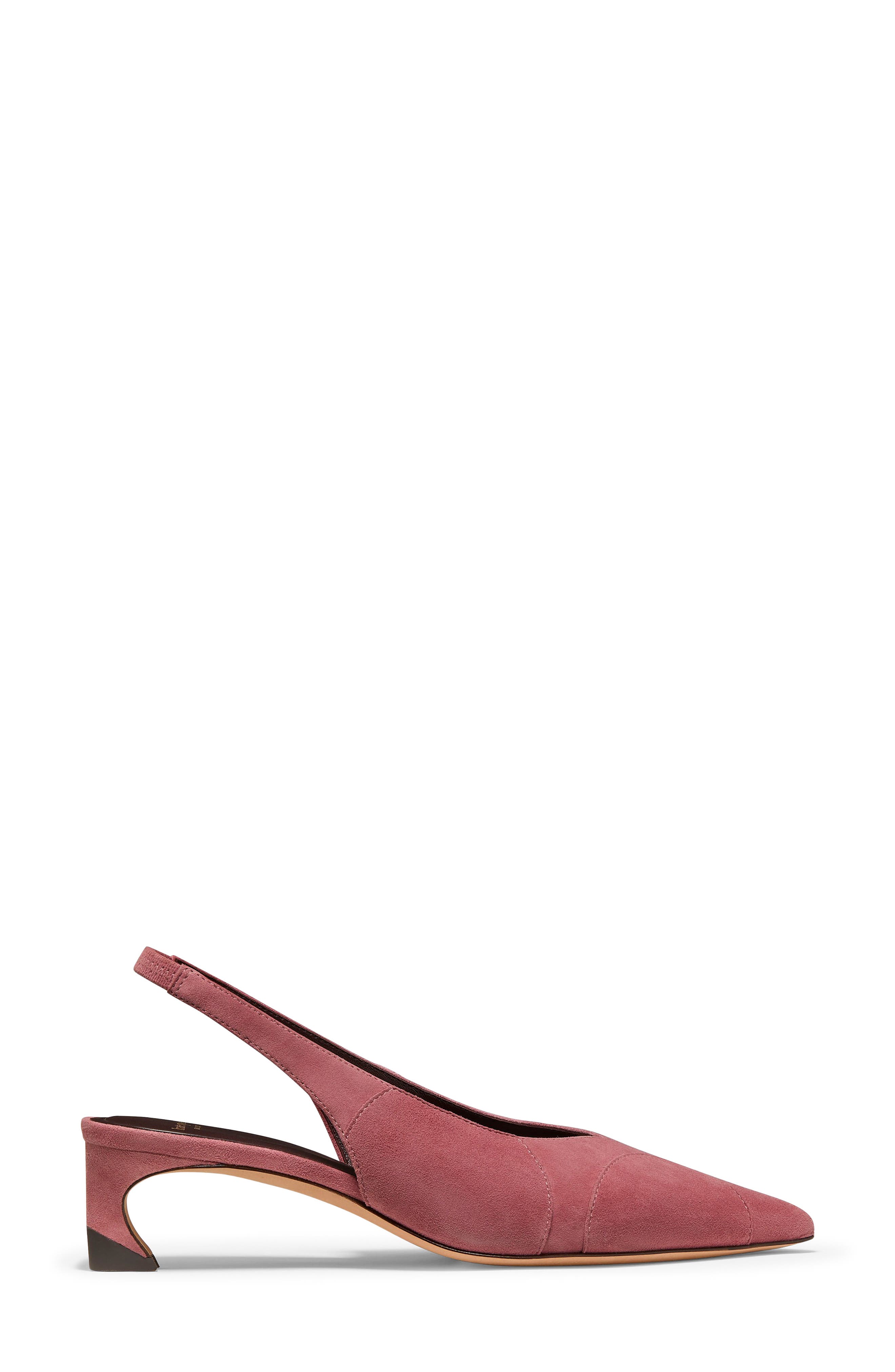 viv slingback kitten heel pump, Alternate, color, POMEGRANATE.