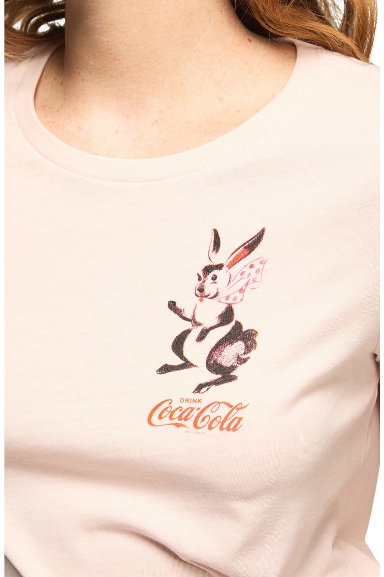 Coca-Cola Graphic T-Shirt, Alternate, color, CHINTZ ROSE