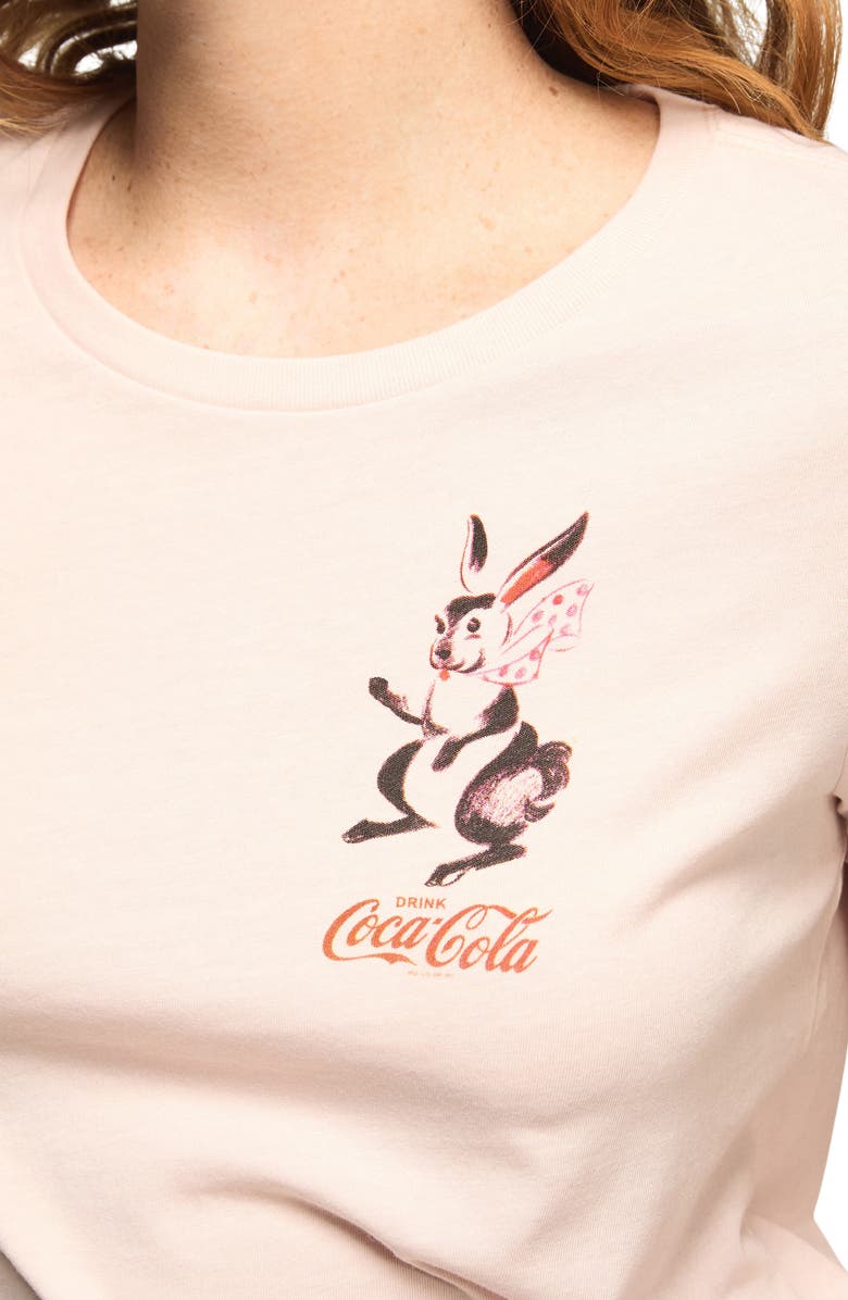 Lucky Brand Coca-Cola Graphic T-Shirt, Alternate, color, Chintz Rose