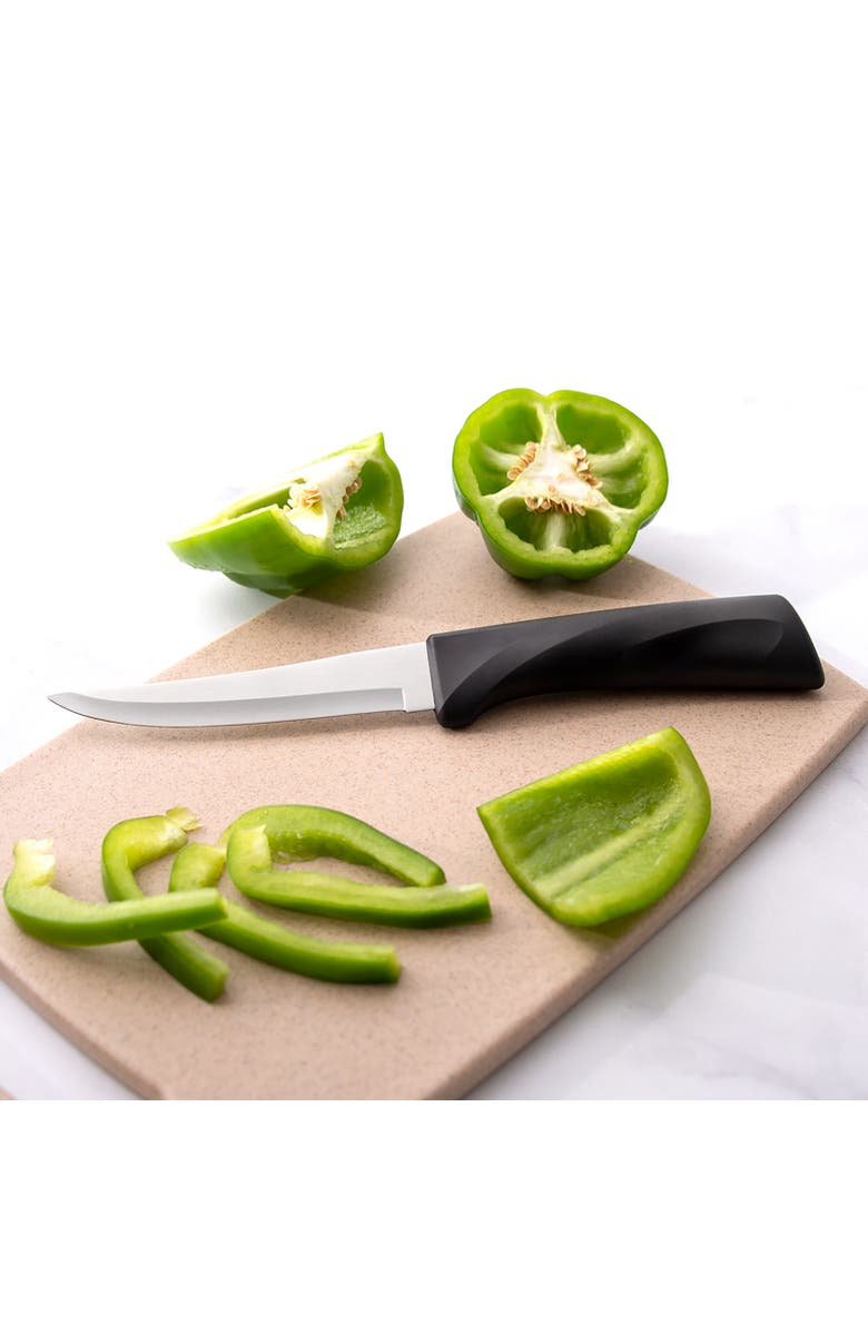 Rada Cutlery 4.375-Inch Super Parer Anthem Wave Handle, Alternate, color, Black