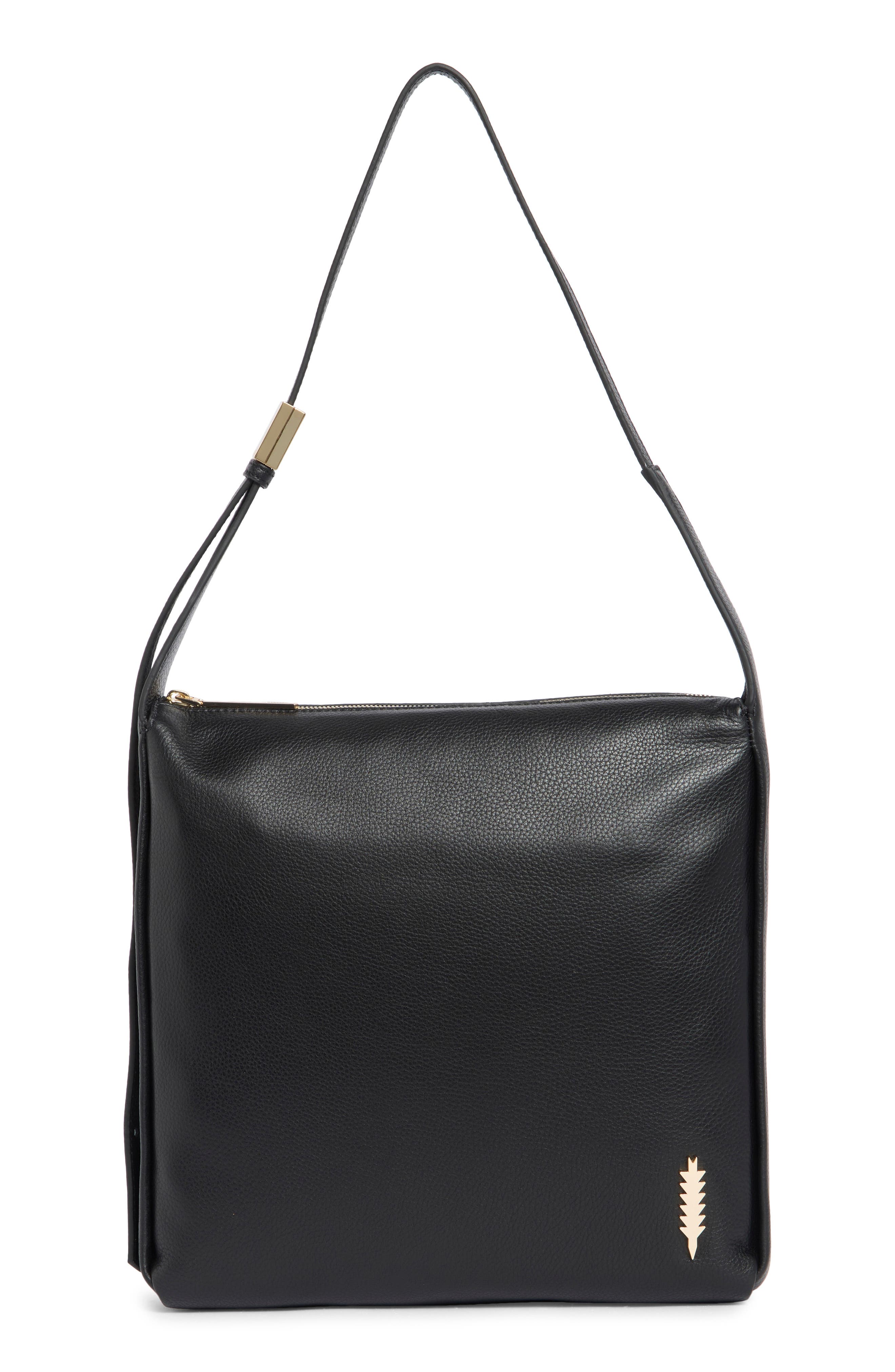 Thacker Bella Pebbled Leather Crossbody Bag