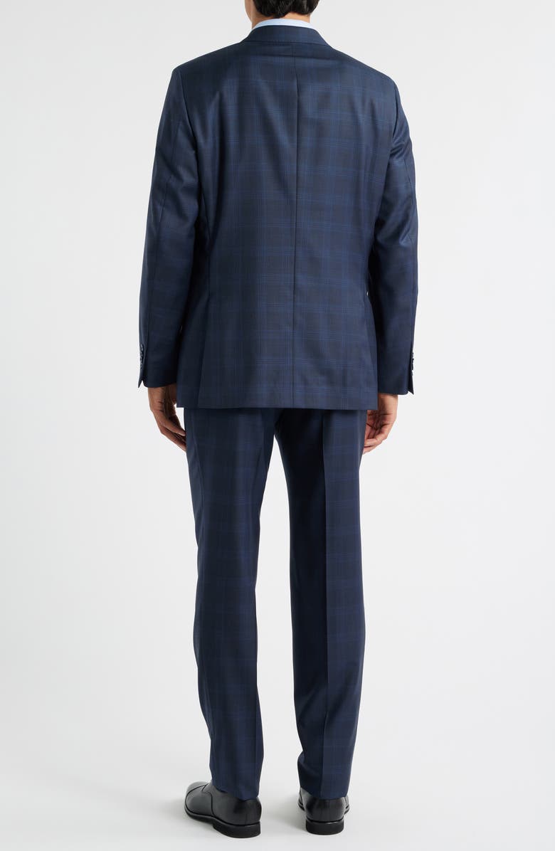 Peter Millar Hartford Classic Navy Glen Check Wool Suit, Alternate, color, Navy