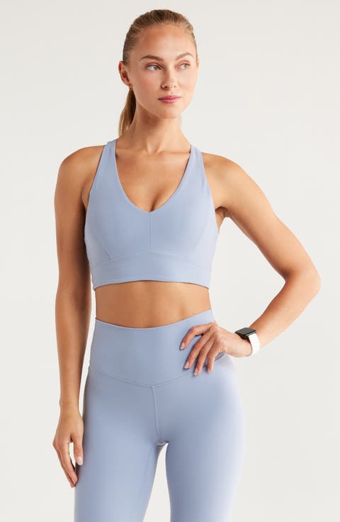 Studio Luxe V-Neck Racerback Sports Bra