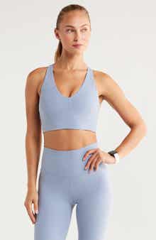 Studio Luxe V-Neck Racerback Sports Bra