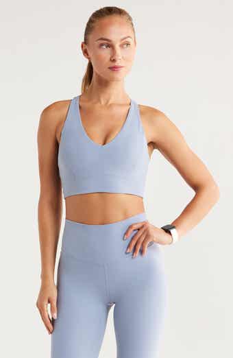 Studio Luxe V-Neck Racerback Sports Bra