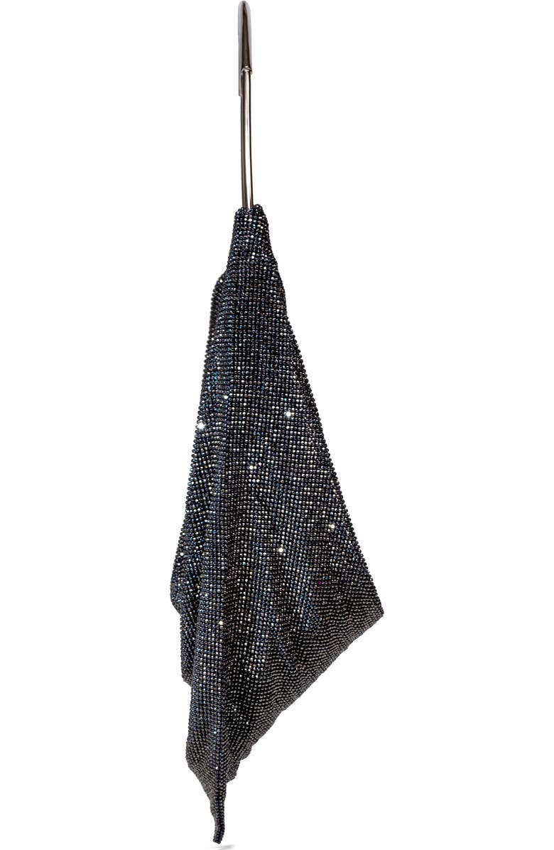 Benedetta Bruzziches Ursula Crystal Mesh Shoulder Bag, Alternate, color,