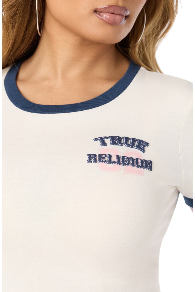 Sporty Graphic Ringer T-Shirt, Alternate, color, WINTER WHITE