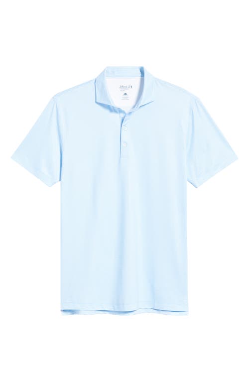 Johnnie-o Rud Geo Print Performance Jersey Polo In Animal Print