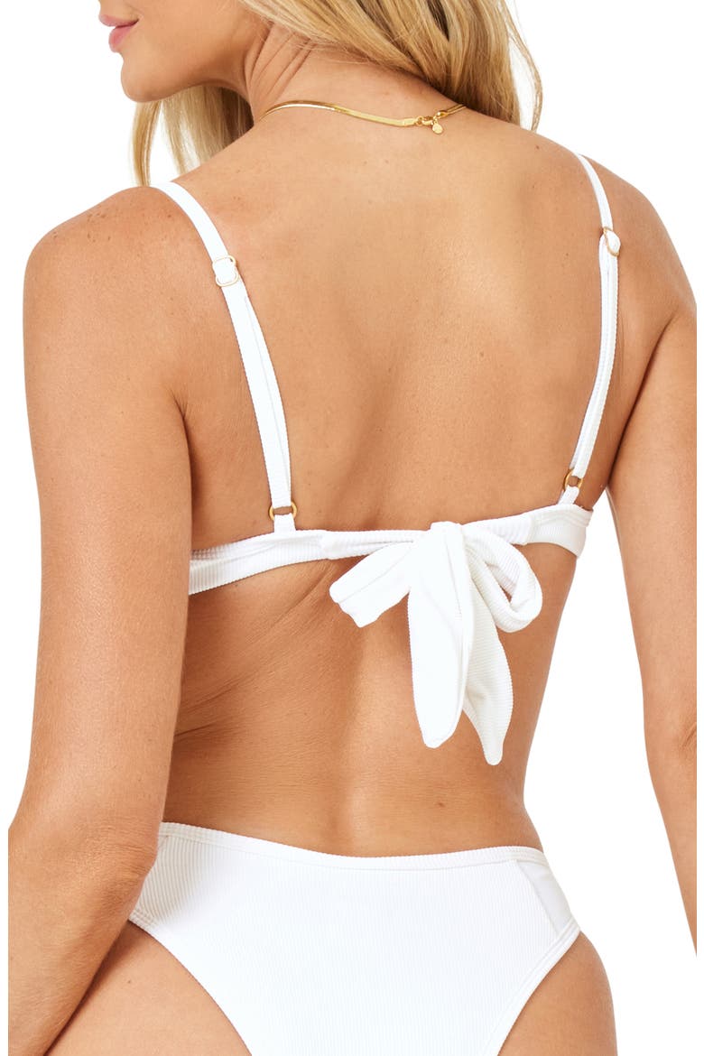 Hunter Underwire Bikini Top, Alternate, color, WHITE