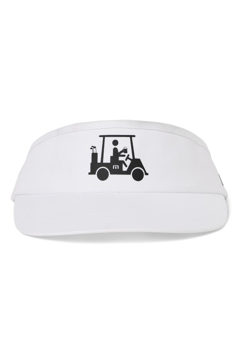 Mapes Golf Visor, Alternate, color, WHITE